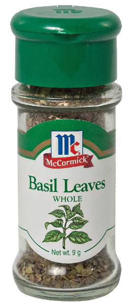 Mc Cormick Basil Leaves Whole 9g