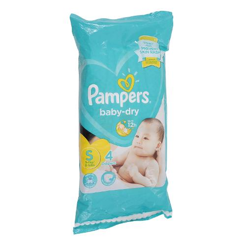 Pampers Diaper Pants - Small - S, (10 Counts), (Pack of 4) - S